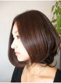 ナチュラルモードなボブスタイル