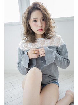 シャイン ヘア ブレンド 二子玉川(Shine hair blend) 【二子玉川】丸みショート無造作カールボブディイルミナカラー20