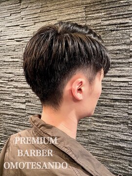 プレミアムバーバー 表参道店(PREMIUM BARBER produce by HIRO GINZA) バーバースタイル/韓国ヘア/メンズ/刈り上げ/黒髪/韓流