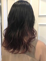 ヘアー ブランコ(hair Blanco) グラデーションカラー♪ブラウンレッド