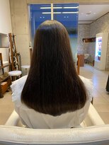 アチーブ ヘア デザイン(achieve hair design) ナチュラルツヤ髪ストレートロング 髪質改善トリートメント