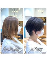 ロンド レグリーズ 立川(Lond leglise)&nbsp;【山方　直也】マッシュショート×くびれショート×小顔×耳かけ