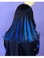 ヘアサロン トミー(Hair salon TOMMY) インナーブルー☆ツートン
