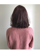 アリーズ シブヤ(ALLYS shibuya) ミディアムボブ レイヤーボブ ピンクブラウン