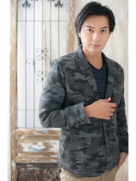 モッズヘア メン 新所沢店(mod's hair men) ダークアッシュの爽やかワンレンセミウエットD