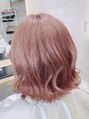 アグ ヘアー エド 長野駅前店(Agu hair edd') アッシュピンク。