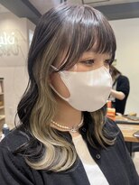 ムク 横浜店(muku)&nbsp;ミルクティーベージュダブルカラーケアブリーチインナーカラー