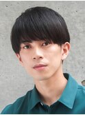 ノーセットマッシュ刈り上げツーブロック束感ショート