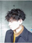 ツーブロ/メンズカット/メンズパーマ/ツイストスパイラル/目黒