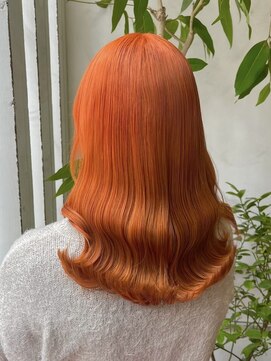 アン ブリーチ 大宮駅東口店(UN BLEACH) 【ダブルカラー♪♪】ビビットオレンジ♪♪