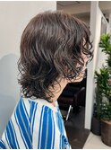 くびレイヤー/メンズライク/マッシュパーマ/ウルフ/ショート