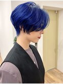 Say岩井　ハンサムショート×ネイビーカラー×簡単スタイリング