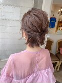 パーティーヘアアレンジ赤羽2025ショートアップ