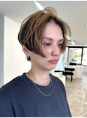 20代30代40代ウルフボブアンブレラカラーこなれミディイメチェン