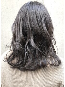 リドルヘアー 石井町店(Riddle HAIR) 透明感☆暗髪グレージュカラー