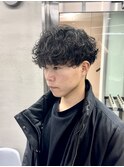 波巻きパーマ/波巻きスパイラル/シャドウパーマ/マッシュパーマ