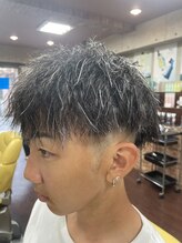 アップ(UP) 編み込みツイスト&ホワイトメッシュ