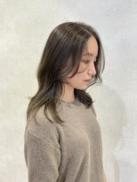 パーク(PAAQ) 【kana】ハイライトカラー/オリーブカラー/顔まわりカット