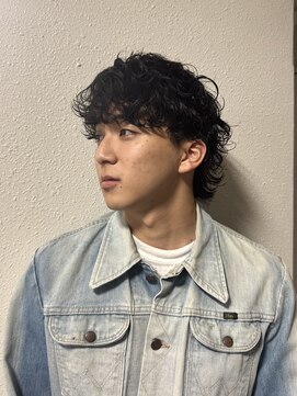 メゾンフォーメン 心斎橋店(Maison for men) シャドーパーマ@midori_maison