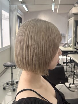 ヴェイン 渋谷(vain) ハイトーンボブ(ブリーチ2回必須)