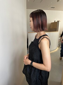 イノセントヘア(innocent.hair) ショートバング×インナーカラー