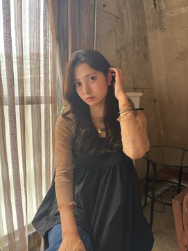 フークフーク(HOEK HOEK) ダークブラウン×韓国風レイヤー