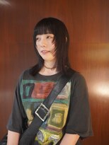 カシ 中目黒(CASI)&nbsp;顔まわりレイヤーと濃紫カラー