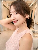 レディ 表参道(Lady)&nbsp;くびれボブくびれヘア顔周りカット外ハネボブレイヤーボブロブ