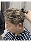 白髪ぼかしメンズバレイヤージュ