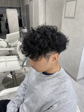 外国人風スペインカール