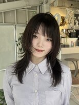 アクアオモテサンドウ(ACQUA omotesando)&nbsp;bミディアムレイヤーハッシュカットハイレイヤーウルフミディ