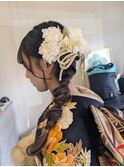 成人式☆編みおろしアレンジ
