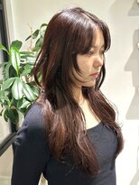 エストアール フクオカ 福岡博多店(est-r. Fukuoka)&nbsp;ボルドーブラウン/ロングレイヤー/フェイスレイヤー/博多