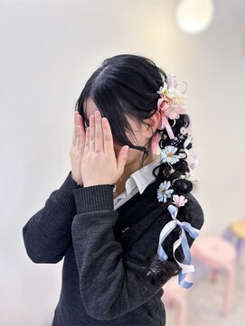 ヘアメイクアンドセットサロン リッコ(Hair make&set salon Ricco) 【梅田、茶屋町】王道あみおろし