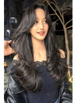 ヌエン 渋谷(NU/EN)&nbsp;ハイレイヤーカット/バタフライレイヤー/セミロングレイヤー