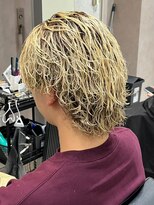 エルマーク 松山(L-MARK) 波巻きツイスパ/サーフカール/メンズ/men's/フェザーパーマ/眉毛