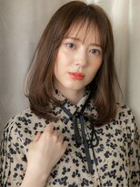 カバーヘアアンドスパ ブリス 浦和(COVER HAIR&SPA bliss) グレージュブラウン顔周りカットワンホンレイヤーX浦和30代40代