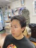 【学割U24】メンズカット+シェービング(眉カット付) 4300→3800