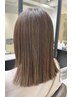【プレミアムな次世代髪質改善】 カット＋カラー＋質感再整TR　￥14300
