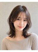 ミディアムレイヤースタイル!