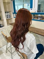 ラック 海老名店(LUCK)&nbsp;ブリーチなしオレンジカラー
