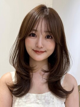 バイオレットジェム(Violet`jem) 伸ばしかけヘア小顔レイヤーカットシースルーバングMI-91