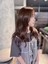 テラスオブベル(TERRAS of belle)&nbsp;艶ブラウンの韓国風ロングウェーブ
