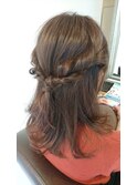 おしゃれクルリンパアレンジヘア 【担当 木村沙織】