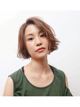 ヘア ミーツ ドレス プレローマ(HAIR meets dress pleroma) 抜け感ナチュラルボブ