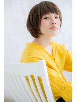 ワイドバングｘマッシュショートb