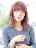 ルティア 池袋(Lutia)&nbsp;外ハネセット　ピンクブラウン