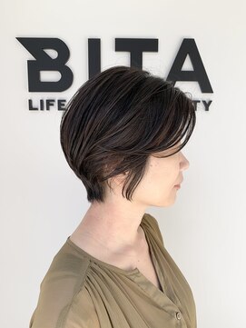 ヘアサロン ビータ(Hair salon BITA) ハンサムショート×ナチュラルブラウン