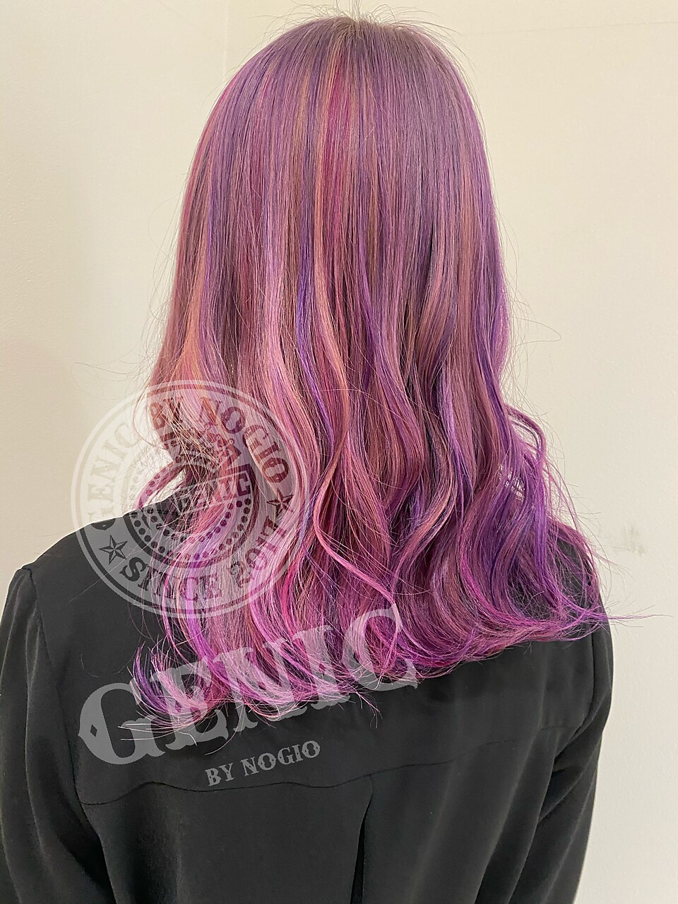 2色ユニコーンカラー【山内駿】#ツートーンカラー#ペールピンク