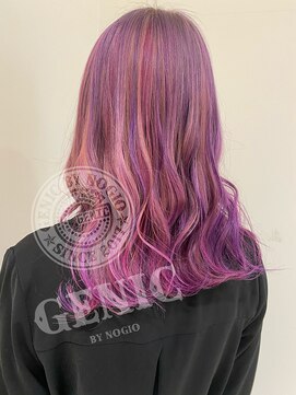 ジェニックバイノギオ(GENIC by Nogio) 2色ユニコーンカラー【山内駿】#ツートーンカラー#ペールピンク